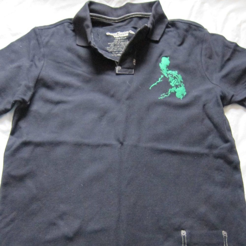 vintage coach jeans polo shirt embroidery and sewing pocket details sz medium